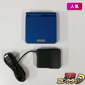 gA989a [動作品] GBASP ゲームボーイアドバンスSP アズライトブルー 本体 + ACアダプター | X