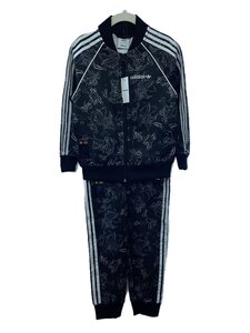 adidas◆GOOFY SST SET/セットアップジャージ/100cm/ポリエステル/BLK/総柄/GD2790