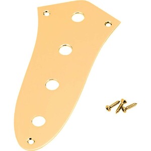 フェンダー Fender Jazz Bass Control Plate 4-Hole Gold コントロールプレート