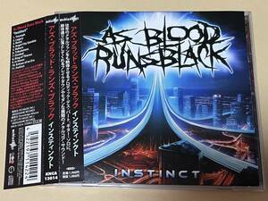 AS BLOOD RUNS BLACK/国内盤/INSTINCT/デスコア/メタルコア/メロデス