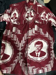 Supreme Kennedy Shirt ケネディーシャツ JFK シュプリーム サイズS