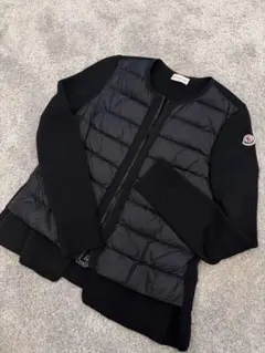 MONCLER ブラック ダウンジャケット Sサイズ