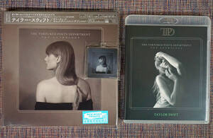 TAYLOR SWIFT : THE TORTURED POETS DEPARTMENT: THE ANTHOLOGY (2CD)日本盤7inchジャケット(アクリルキーホルダー&海外別ジャケット版付)