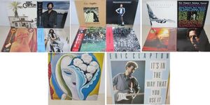 LP・エリッククラプトン Eric Clapton 14セット・輸入盤6枚+国内盤8枚・ソロアルバム、クリーム、デレク&ドミノス他・帯付含む01-55