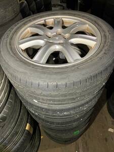 Y1045 205/55R16 KUMHO SOLUS KH17 2014年 PCD100 5H 6.5J 55 LEGACY BP5 SUBARU スバル レガシー 4本セット