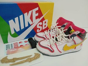 [16A-68-001-1] Gundam Unicorn×Nike SB Dunk High PRO QS UNICORN ガンダム×ナイキ ダンク ハイ プロ QS ユニコーン 25.5cm Lsサイズ