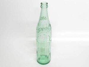 昭和レトロ ガラス瓶「1972年 コカ・コーラ COCA-COLA 500ml」1個 洗浄清掃済【タテ28.5cm×直径6.5cm】アンティーク インテリア 展示