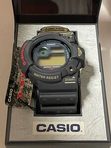 【新品】 G-SHOCK CASIO Gショック DW-6300-1C FROGMAN フロッグマン　初代フロッグマン デジタル ブラック 腕時計　赤ロゴ 金液晶⑥