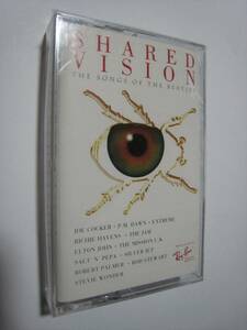 【カセットテープ】 V.A. (EXTREME 他) / ★未開封★ SHARED VISION - THE SONGS OF THE BEATLES US版