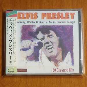 ELVIS PRESLEY 30 Greatest Hits 今夜はひとりかい？ CD 直輸入盤 帯付 未開封…k-795/ME004/エルヴィス・プレスリー/best/ベスト