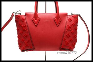 近年モデル希少美中古■LOUIS VUITTON モノグラムヴェルール トートw PM レザー 2way トートバッグ ルイヴィトン■1212rr241373