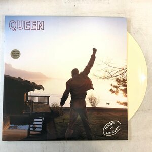 【UK盤クリームカラーレコードLP】QUEEN / MADE IN HEAVEN メイド・イン・ヘヴン / クイーン ポスター 内袋 歌詞付 PARLOPHONE 8 36081-1▲