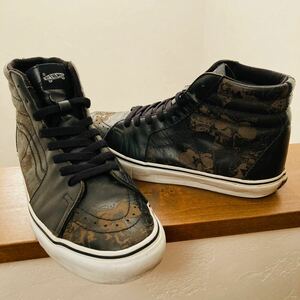 激レア逸品　☆VANS Sk8-HI LX レーザースカルス オールレザー