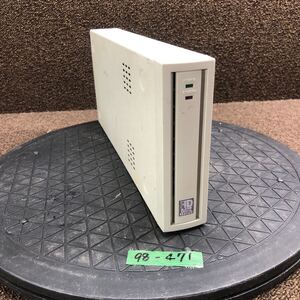 98-471 激安 レトロPC パーツ 外付けHDD ハードディスクユニット IO DATA アイオーデータ HDVS-UM8.4G 動作未確認 HDD無し ジャンク