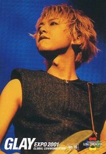 GLAY/JIRO/GLAY EXPO 2001 GLOBAL COMMUNICATION トレーディングカード　No.16 ジロウ　新品未使用　未開封