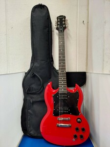 ★美品 動作確認済★Epiphone/エピフォン★SG★エレキギター★レッド★弦楽器★11042312239★GROVERペグ★2Vol 2Ton 2ハム 3セレクター★