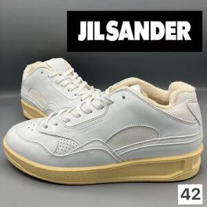 ◆◆未使用 42.0 jp27.0 JIL SANDER スニーカー WH