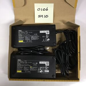 （0106SM10）送料無料/中古/NEC/ADP82(PC-VP-WP79/ADP-150NB C)/19V/8.16A/純正 ACアダプタ 2個セット