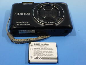 JX660 デジタルカメラ本体とバッテリーのみ ブラック FinePix FUJIFILM 富士フィルム 中古品