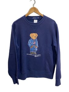 POLO RALPH LAUREN◆ポロラルフローレン/スウェット/M/コットン/NVY/プリント