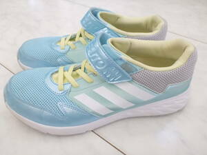 超美品 adidas アディダス★水色×黄色　スニーカー　靴　23.0