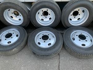 スタッドレス　195/85R16　BS　W979　2019年　いすゞ エルフ　TK 16×5.5J　116.5-8TC　5穴　両面再塗装　6本値段