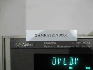 中古 Agilent HP Dynamic Measurement DC Source 66332A ダイナミック測定DC電源 0-20V/0-5A 通電OK(GAMR41217D001)
