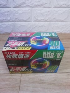 TDK MF-2HD DOS/V用 フォーマット済フロッピー 40枚入り 未開封