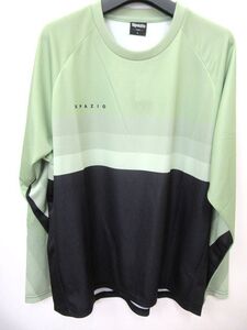 ▲▲未使用品 SPAZIO スパッツィオ サッカー・フットサルウェア GE-0966-30 Lサイズ 男女兼用 カーキ グリーン系×ブラック▲▲