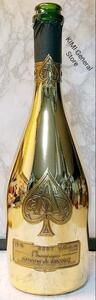 空き瓶　アルマン ド ブリニャック ブリュット ゴールド　750ml 空瓶　フランス　シャンパーニュ　ArmandoBrignac Champagne France