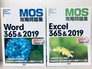 MOS攻略問題集 Word Excel 365&2019(日経BP社) DVD-ROM付き