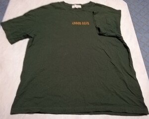 LOGOS DAYS 半袖Tシャツ　Lサイズ　深緑　バックプリント　綿100%