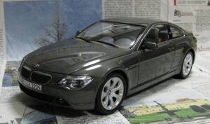 ★絶版*ディーラー限定*京商*1/18*BMW 645Ci Coupe E63 ストラタスグレー≠EXOTO