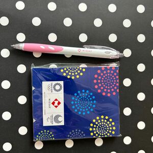日本生命 東京オリンピック２０２０　非売品　ＮＩＳＳＡＹ オリジナルポップアップ　卓上メモ＆ボールペン