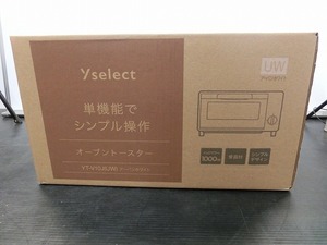 ♪♪YAMADASELECT(ヤマダセレクト) YT-V10J オーブントースター アーバンホワイト(UW) ヤマダオリジナル　未使用【6B19⑦i】♪♪