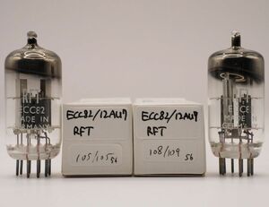 ■ECC82/12AU7 RFT 未使用測定済 2本