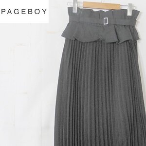 アリシアページボーイalicia PAGEBOY■コルセット プリーツスカート ロング丈■F■ブラック ※IW4510115