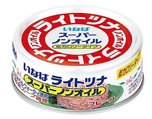 いなば ライトツナスーパーノンオイル 70g×24個