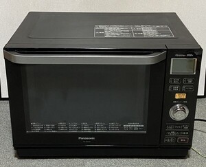 KB1820 【動作確認済み】Panasonic パナソニック オーブンレンジ NE-M263 ブラック 2017年製 電子レンジ キッチン家電 中古