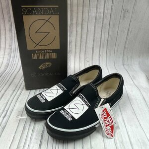 m002 G2(60) 未使用 VANS × SCANDAL バンズ スキャンダル SLIP ON V98CL スリッポン ヴァンズ ブラック 28.5cm 靴 シューズ スニーカー