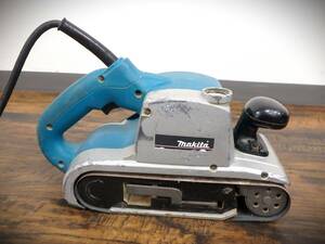 通電OK makita/マキタ 100mm ベルトサンダ 9403 電動工具 研磨機 DIY用品 ダストボックス欠品 現状品『N035』