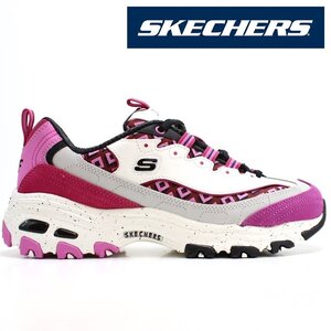 スケッチャーズ ディーライツ レディース スニーカー SKECHERS DIANE VON FURSTENBERG D’LITES-CUBE CLIMB 150162 WBPK ダイアン 25.5cm