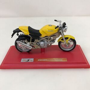 277　中古　Maisto　マイスト　1/18　「DUCATI MONSTER900」ミニオートバイ　モンスター　DIE CAST METAL 黄色