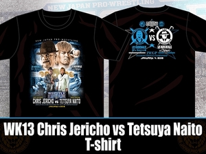 新日本プロレス ロスインゴ 内藤哲也VSクリスジェリコ 1.4東京ドームメインイベント 記念Tシャツ Lサイズ