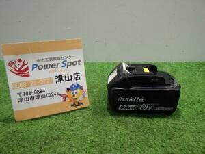 makita バッテリー BL1860B 充電式工具 マキタ インパクト 18V 17回 中古品 240328