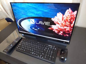 【Win11】第8世代Core i7/超高速 M.2 SSD 512GB＋HDD 3TB/大容量メモリ 16GB★23.8型 LAVIE Desk All-in-one DA770/MAB #251c