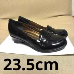 RECONTI design ブラック ローファー パンプス 23.5cm