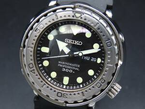 1円～! 稼動品★正規品 SEIKO セイコー SBBN033/7C46-0AG0 プロスペックス マリーンマスター クォーツ デイデイト メンズ腕時計 SSCLG2508