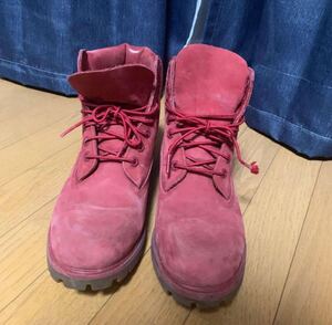 Timberland ティンバーランド　バーガンディ　レッド　えんじ色　26.5cm