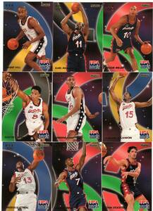 1996 SkyBox USA ノーマルコンプ　Hardaway Malone Miller Pippen Olajuwon O